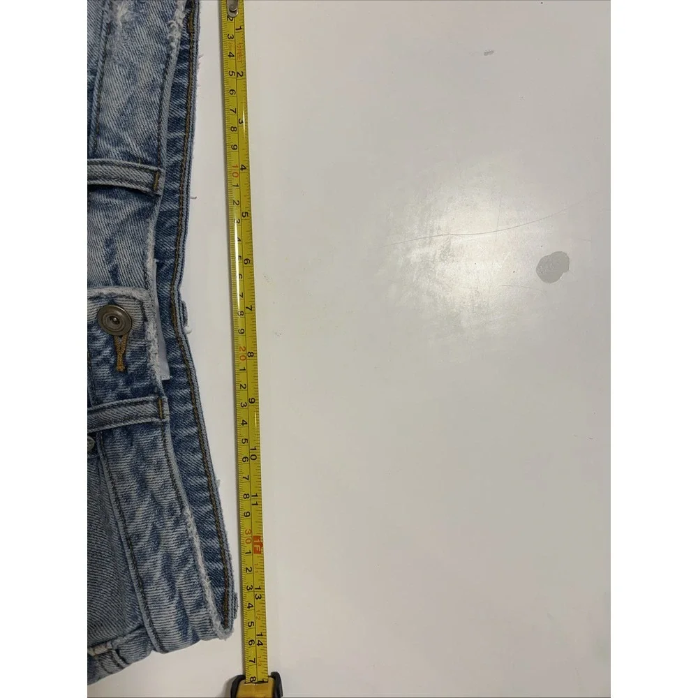 Size 2 - ZARA Women's High Waist Ripped Denim Shorts